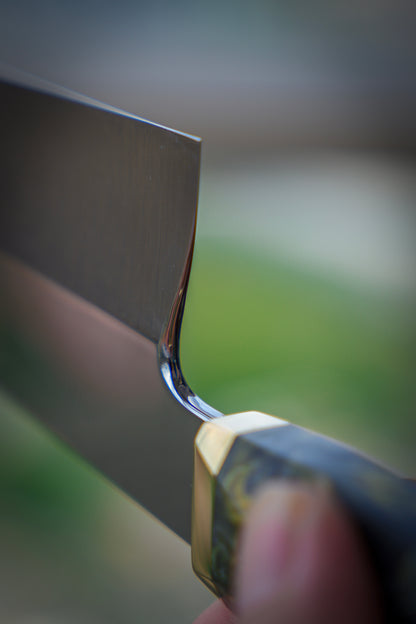 ZEN K-Tip Gyuto – Mirror Finish, Double Hollow Grind, Stainless Powder Steel
