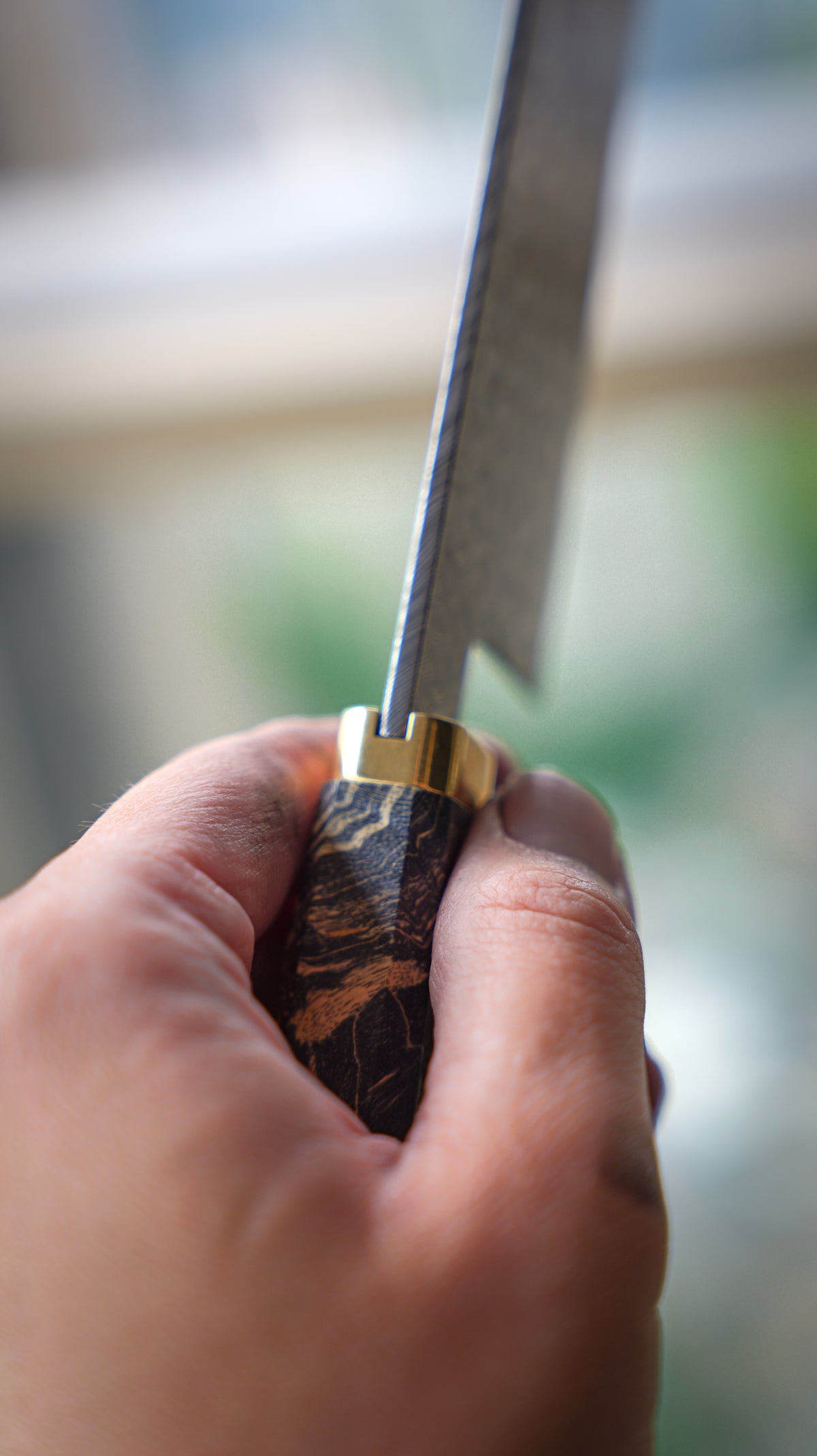 mosaic-pattern Damascus 270MM GYUTO
